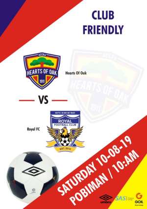 Hearts Of Oak To Play Two Friendly Matches On Saturday