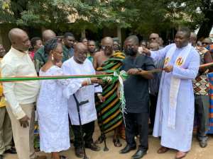 Ejisu Roman Catholic School gets water closet for the first time in 80years