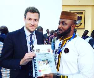Ghana Beach Soccer presents historic Sand to Gold document to FIFA