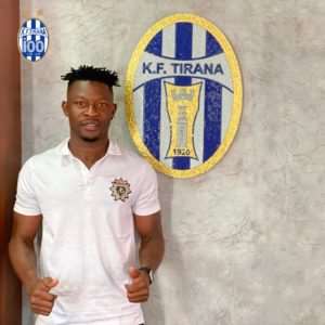 FK Tirana Announce Signing Of Striker Derrick Sasraku