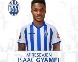 OFFICIAL: KF Tirana Sign Ghanaian Youngster Isaac Gyamfi