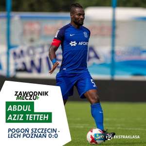 Abdul Aziz Tetteh named best player in game against Pogon Szczecin