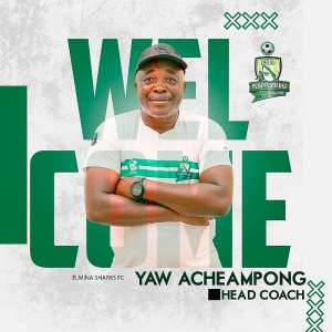 2025/26 DOL: Yaw Acheampong reappointed as Elmina Sharks head coach ahead of new season
