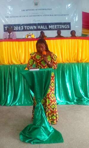 Agona West Assembly Holds Town Hall Meeting To Sensitize Public On Gov't Policies