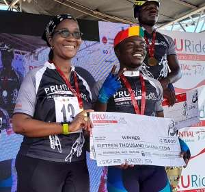 Prince Kudufia wins 2023 PruRide Cycling Competition