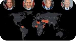 Mapped: The Countries the US Has Bombed Every Year Since 9/11
