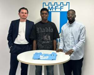 Ghana youngster Raphael Adjei joins Malmo on loan
