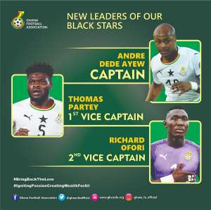Black Stars Technical Team Maintains Andre Ayew As Team Captain