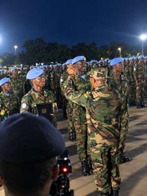 Ghana Battalion 92 returns home after Lebanon peacekeeping mission