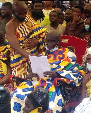 We Have Benefited From Good Policies Of Your Gov't—Ahafo Chiefs To Nana Addo
