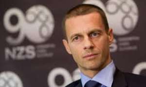 Ceferin elected UEFA president as banned Platini bids farewell
