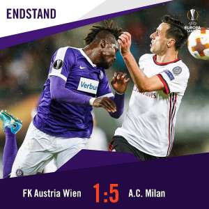 Kadiri Mohammed Plays Full Throttle In Austria Wien's Defeat To AC Milan