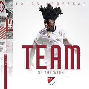 In-form Lalas Abubakar Named In MLS ToTW For Week 11