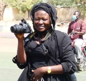 On September 3, 2022, police beat Aristide Djimald, a reporter with the news website Alwihda Info, and confiscated her press card and phone as she covered an opposition political demonstration in N'Djamena, Chads capital. Photo: Djimald