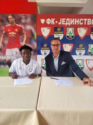 Serbian club FK Jedinstvo signs Ghanaian youngster Zubairu Ibrahim
