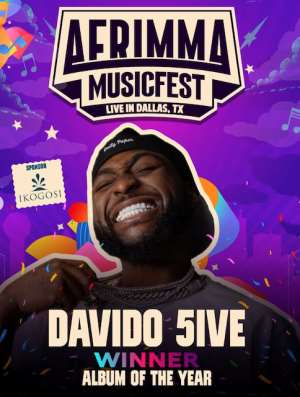 Davidos 5IVE Clinches Album Of The Year At AFRIMMA 2026