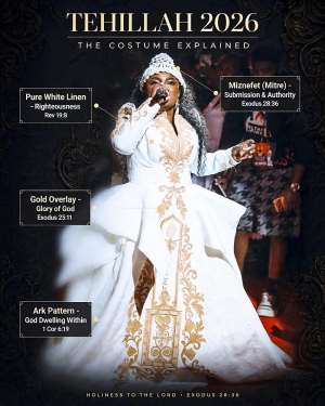 Ohemaa Mercy explains biblical meaning behind Tehillah Experience outfit
