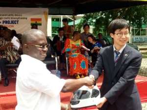 Upper East: KOICA Presents Tricycle Ambulances To GHS