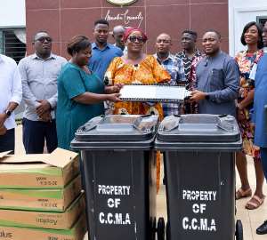 Cape Coast Assembly distributes streetlights, dustbins to SHSs