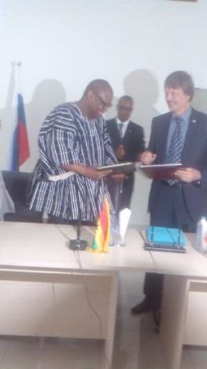 Ghana-Russia agree on Nuclear Energy cooperation