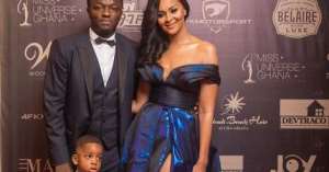 Muntari, Menaye And Son Stole The Show At The 2018 Miss Universe Ghana