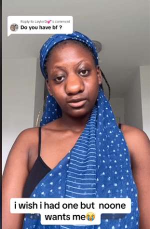 Men are rejecting me. A lady with an unusual nose weeps