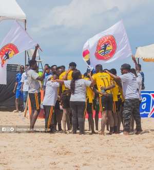 Cheetah Beach Soccer Club secures unbeaten streak to clinch Ghana Beach Soccer Premier League Zone One Title