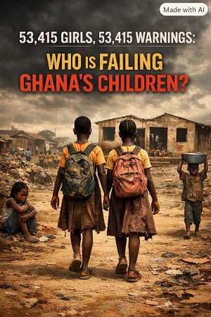 53,415 adolescent pregnancies in just seven months. Behind every figure is a girl whose future may be changing forever. The uncomfortable question Ghana must confront is simple: Who is protecting our children and where are the adults responsible when protection fails?