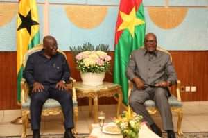 Burkina Faso President In Ghana For A Day Visit