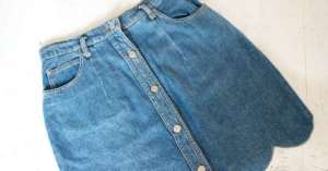 A Simple DIY To Revamp Your Old Denim Skirt