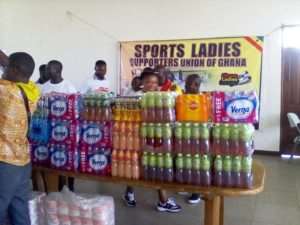 Sports Ladies Make Donations To Black Maidens Ahead Of World Cup