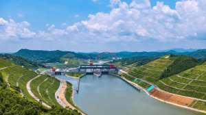 A view of Pinglu Canal in south Chinas Guangxi Zhuang Autonomous Region Photo: VCG