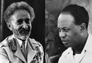 Emperor Haile Selassie and Kwame Nkrumah