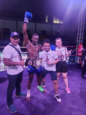 Ghana's Gerald Dah beats Asira Faidaeng of  Malaysia in kickboxing championship, eyes SWAG Award