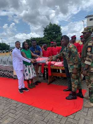 Koforidua Technical University Receives 100 Chairs in Generous Donation from SRC President and Administration
