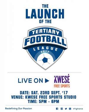 Tertiary Football League Set For Grand Launch n Kwes TV On Saturday