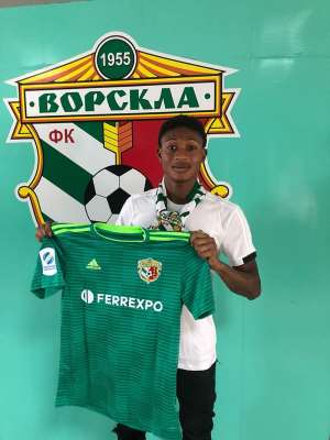 Ghanaian Youngster Najeeb Yakubu Named In Vorskla Poltava Squad For Arsenal Europa League Clash