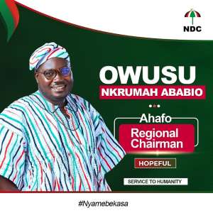 Congratulations to NDC branch executives and best wishes to constituency aspirants - Owusu Nkrumah Ababio