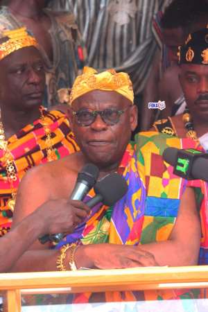 Nana Osae Nyampong VI Demands Reparation for Kamenaman After 70 Years of Neglect; Appeals to Government at Yam Festival