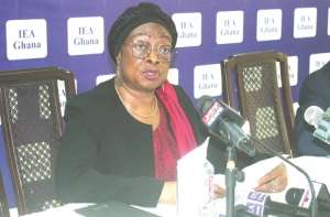 Former Chief Justice and Distinguished Fellow at IEA Ghana, Justice Sophia Akuffo