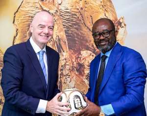 Infantino praises Ghanas football development efforts after meeting with GFA president