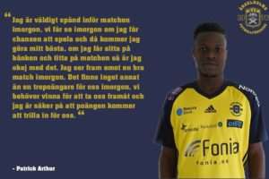 Ghanaian Midfielder Patrick Arthur Wants To Make A Difference At Swedish Side ngelholms FF