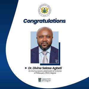 Cyber Security AuthoritybossDivine Agbeti earns PhD from University of Glasgow
