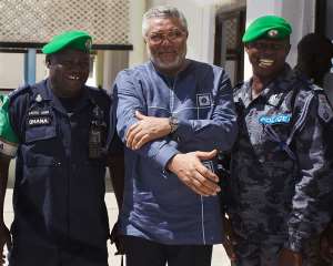 Jerry Rawlings became a stalwart of democracy on the continent later in his life - Source: