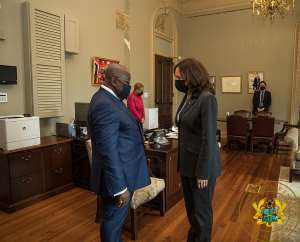 Akufo-Addo holds fruitful bilateral talks with US Vice President Kamala Harris