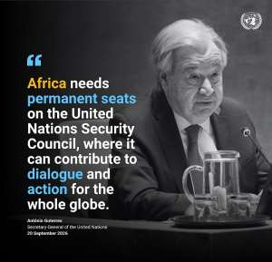 Guterres: Africa’s Rising Global Influence Must Translate Into Prosperity for Its People