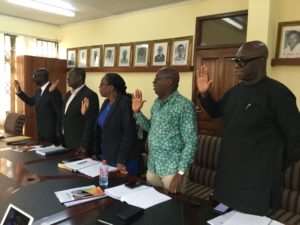Five-Member Vetting Committee For GFA Elections Sworn In