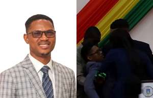 Madina MP Francis-Xavier Sosu reportedly collapses while speaking at GIMPA