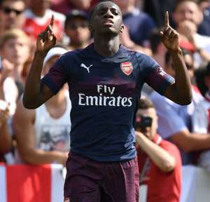 Arsenal U23 Coach Likens Striker Eddie Nketiah To A Sniper