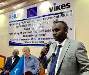 FESOJ, VIKES Kick Off Three Day Training On Enhancing Professional And Technical Skills For 30 Female Journalists In Mogadishu
